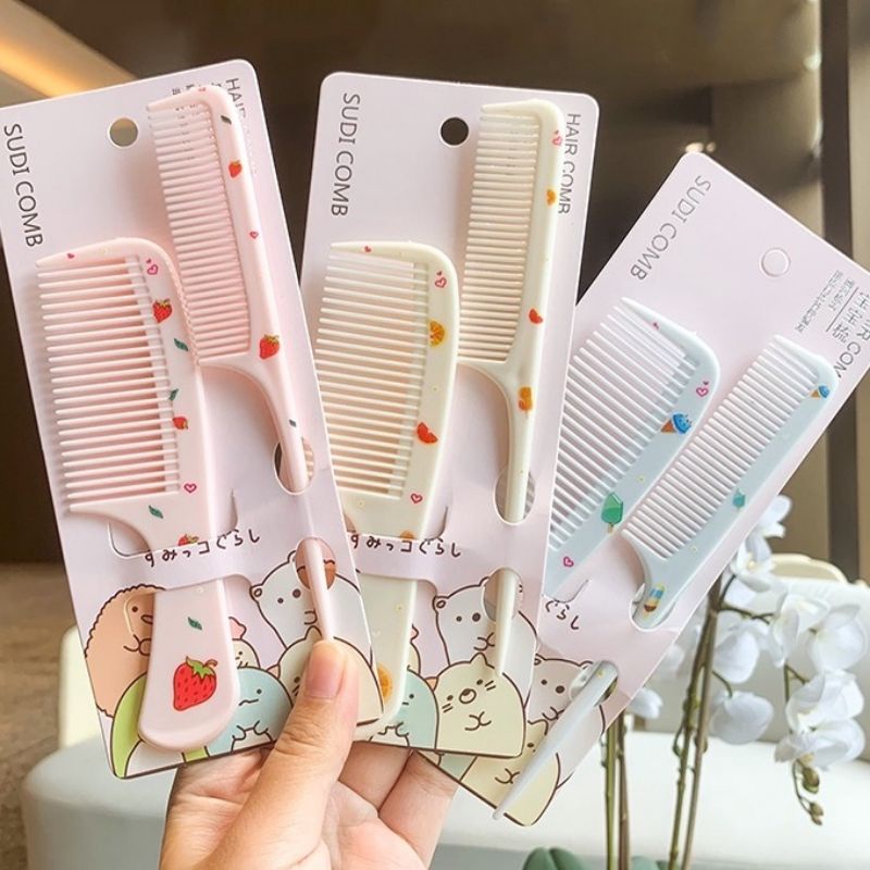 combo 2 lược chải tóc dễ thương