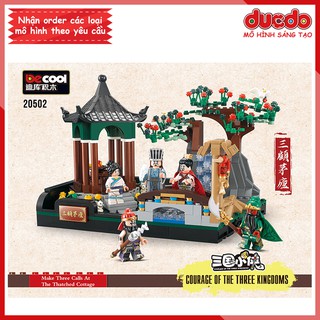 DCOOL 20502 Lắp ghép Tam quốc chí - 3 lần đi mời Gia Cát Lượng - Đồ chơi Xếp hình Mô hình lính Mini Minifigure