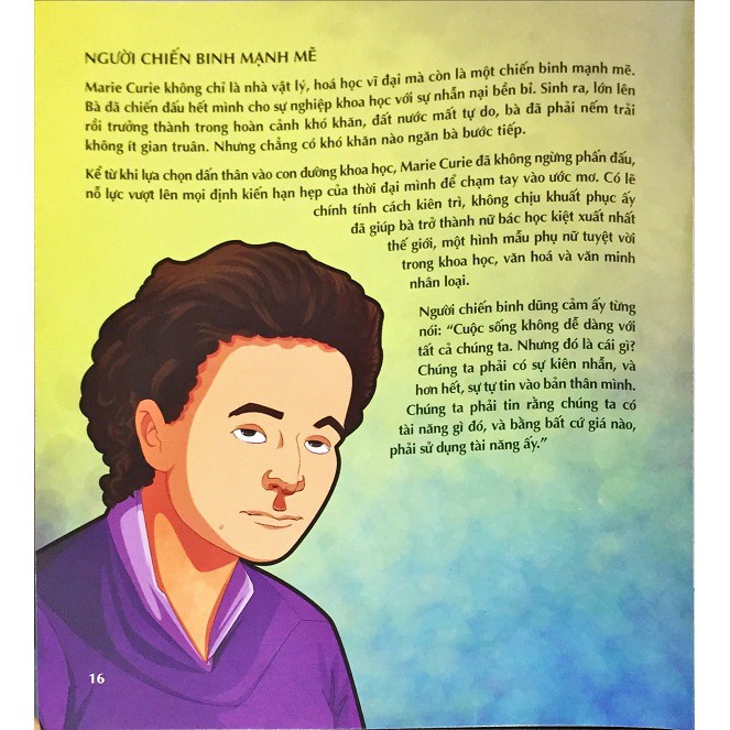 Sách - Những câu chuyện truyền cảm hứng - Marie Curie kiên trì
