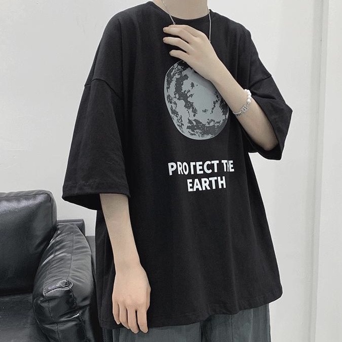 Áo Thun Tay Lỡ Quả Cầu Oversize Nam Form Rộng HM1986 Áo Form Rộng Unisex Cổ Tròn StreetWear Giá Rẻ Hàn Quốc 3197
