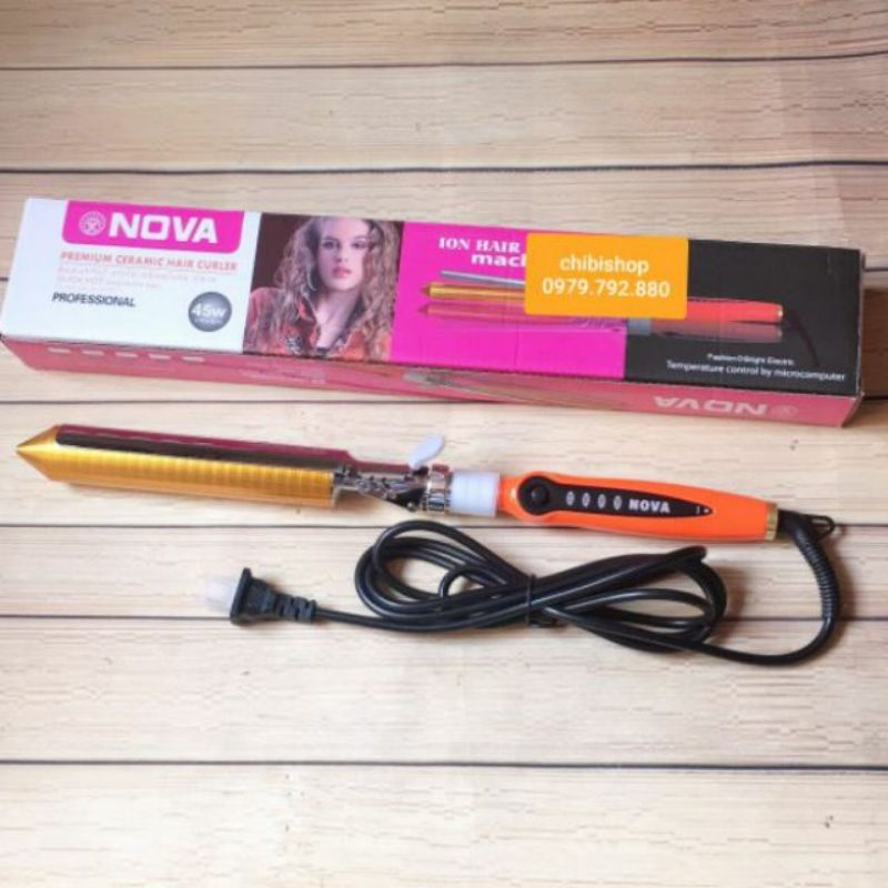 Máy Làm Tóc,Máy Làm Xoăn NOVA trục đồng bản to hàng loại 1