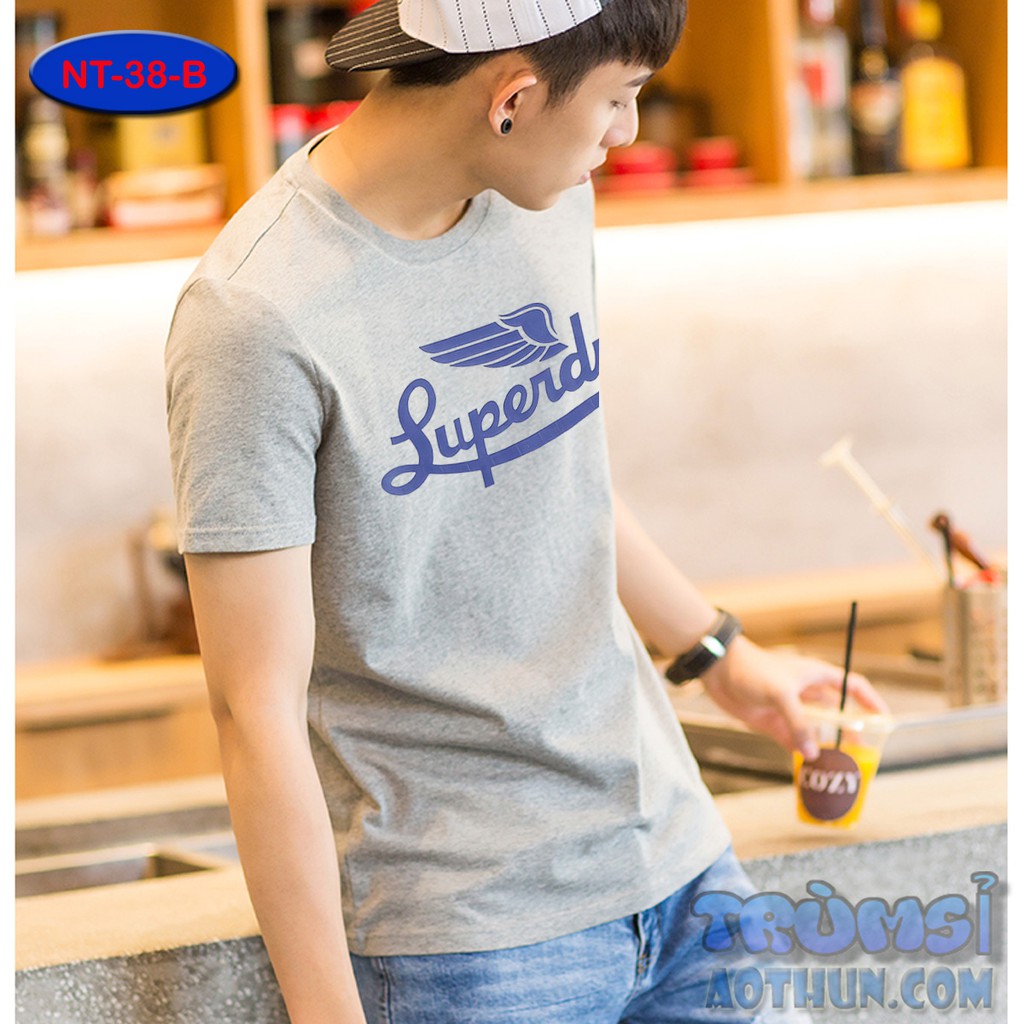 ÁO THUN NAM NGẮN TAY IN NT-38-B