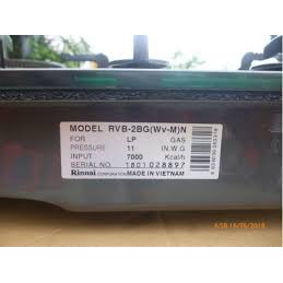 BẾP GAS ÂM RINAI RVB-2BG WV