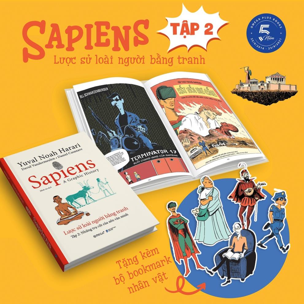 Sách Alphabooks - Sapiens - Lược Sử Loài Người Bằng Tranh - Tập 2: Những Trụ Cột Của Nền Văn Minh