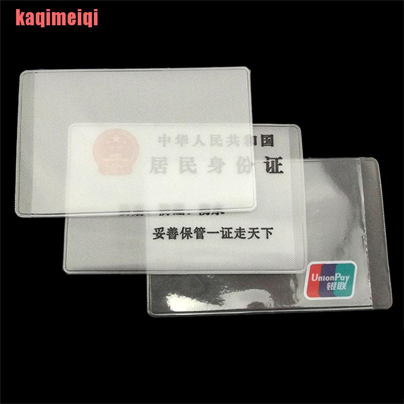 Set 10 Túi Đựng Thẻ Id Bằng Pvc Trong Suốt Tiện Dụng