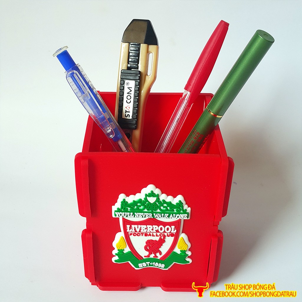Ống đựng bút - các câu lạc bộ bóng đá Manchester, Arsenal, Chelsea, Barca, Real, Liverpool - Trâu shop