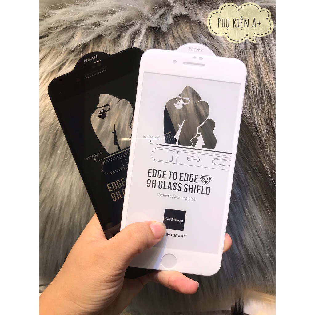 Kính Cường Lực KingKong Bóng Full Màn Cho iPhone 6/6P/7/7 Plus/8 plus