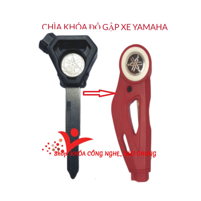 Chìa khóa gập xe máy Yamaha Exciter,novo,sirius...