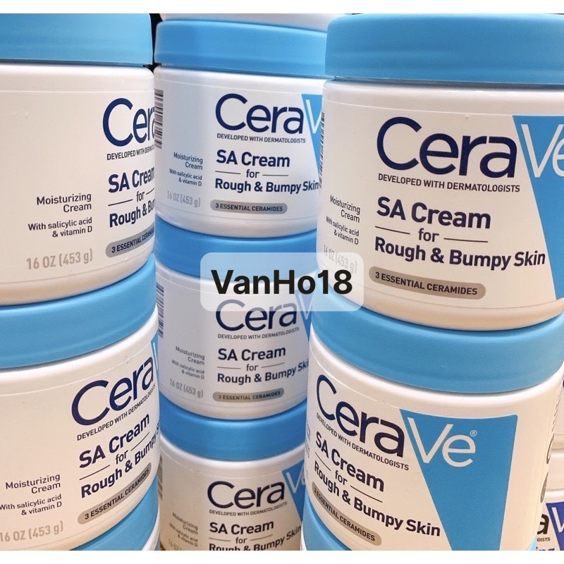 Kem dưỡng CeraVe SA Cream Rough & Bumpy Skin