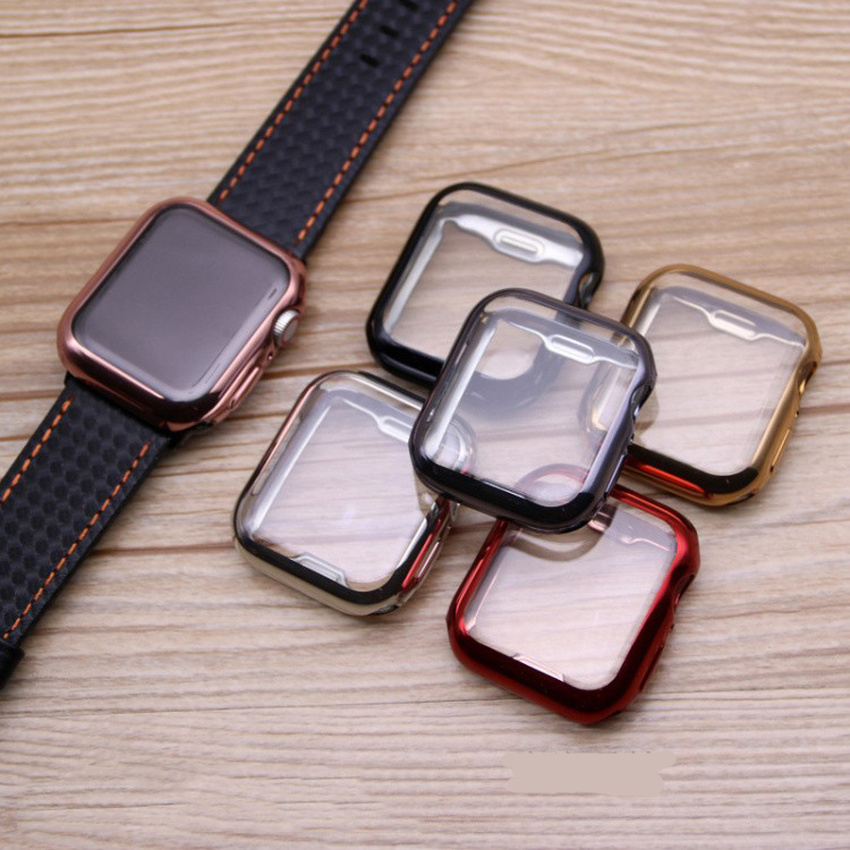 Ốp Bảo Vệ Mặt Đồng Hồ Thông Minh Apple Watch Series 6 SE 5 4 3 2 1 44mm 40mm 42mm 38mm