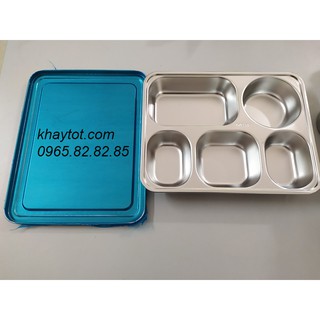 Khay cơm inox 304 Hàn Quốc cao cấp