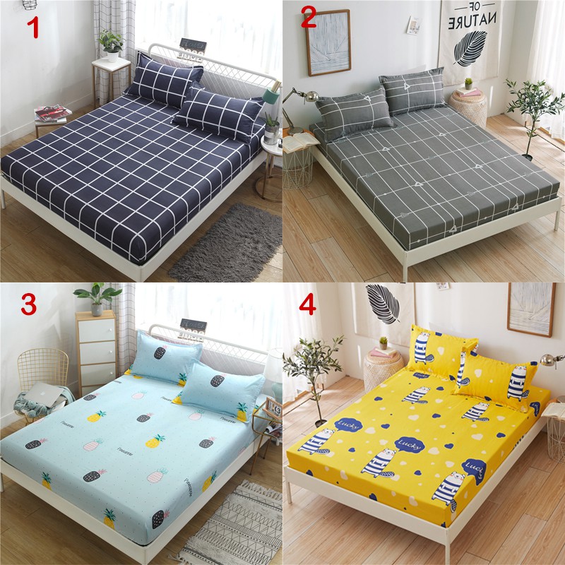 Chăn ga gối Cotton, size 3,5 feet, 5 feet, 6 feet.