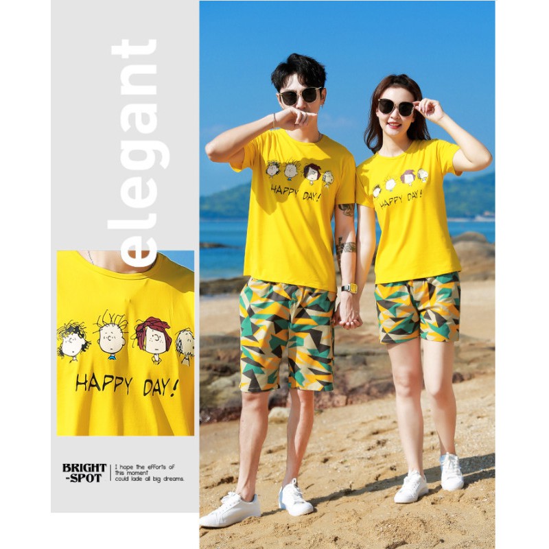 Bộ đồ đi biển gia đình Summer Cao cấp mã GD0006v Bin Action