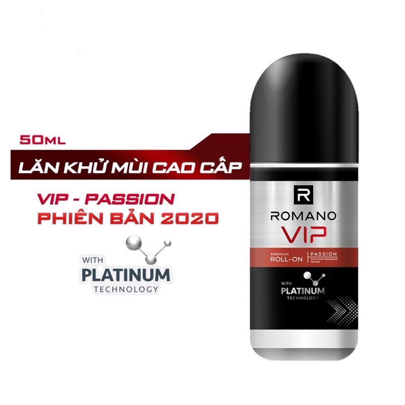 Lăn khử mùi cao cấp ROMANO VIP VISION 50ML