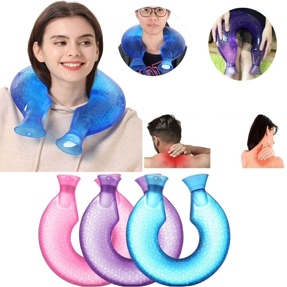 EBINLANDS Túi Chườm Nóng Trong Suốt Hình Chữ U Chất Liệu Dày Dặn