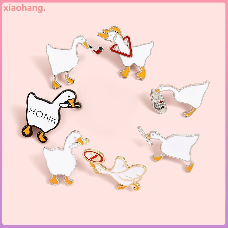 Ghim Cài Áo Hình Vịt Hoạt Hình Dễ Thương