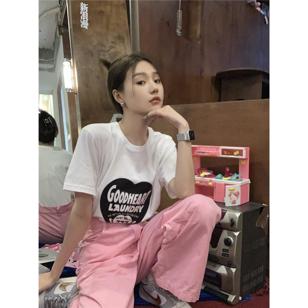 Áo thun tay ngắn Peppermint 51092 in hình thời trang cho nữ