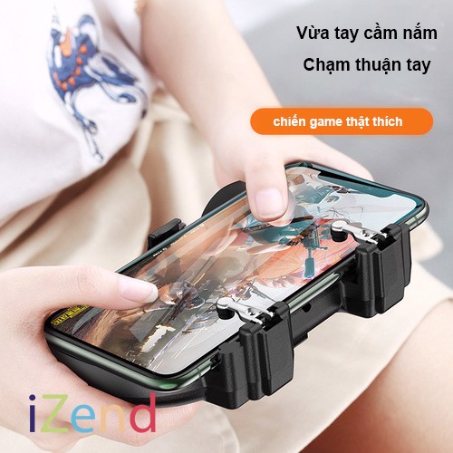 Tay Cầm Chơi Game Tích Hợp nút bắn có quạt tản nhiệt SR3 - Kèm Sạc Pin 2000Mah PUBG ROS FF