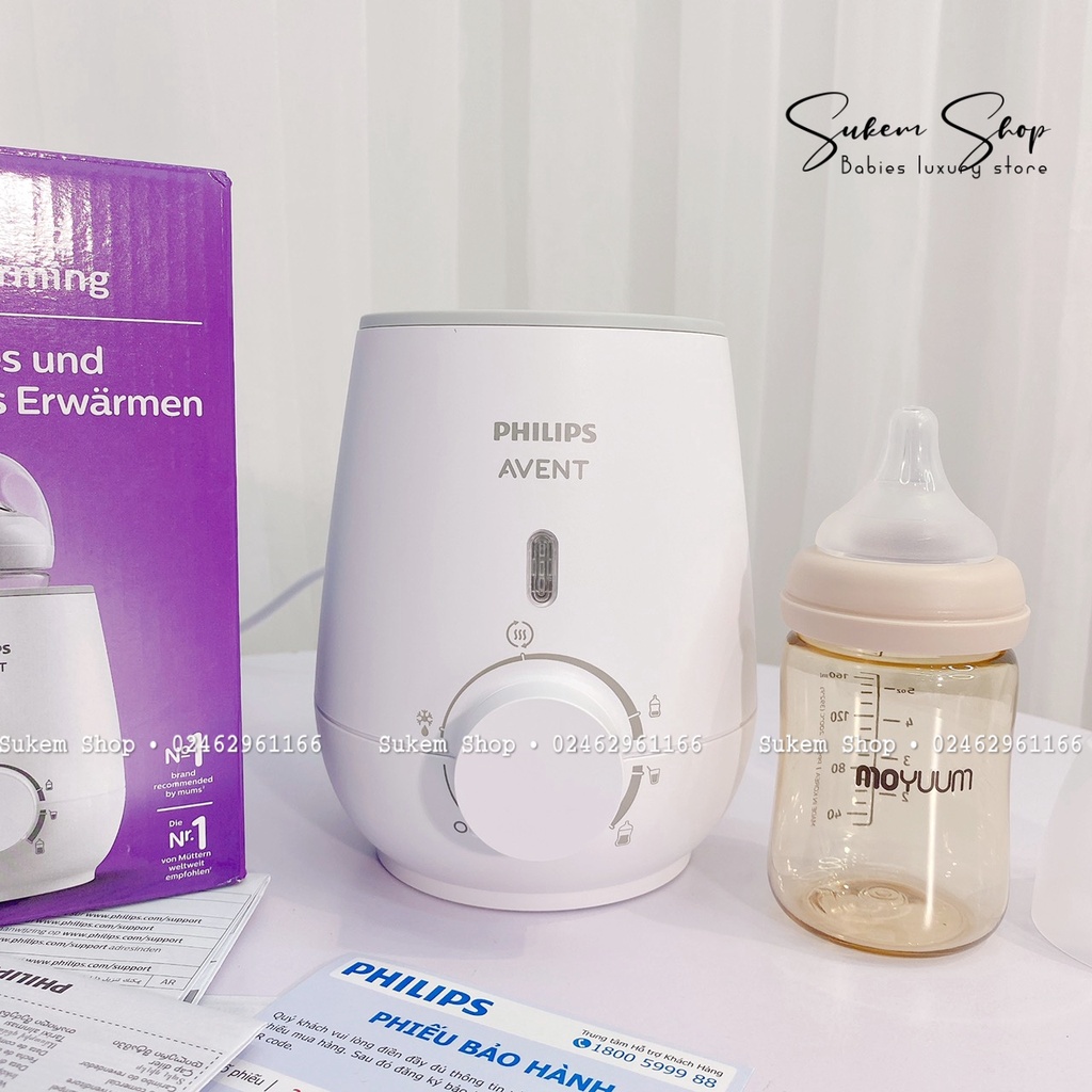 Máy hâm sữa và thức ăn siêu tốc Philips Avent SCF355/07