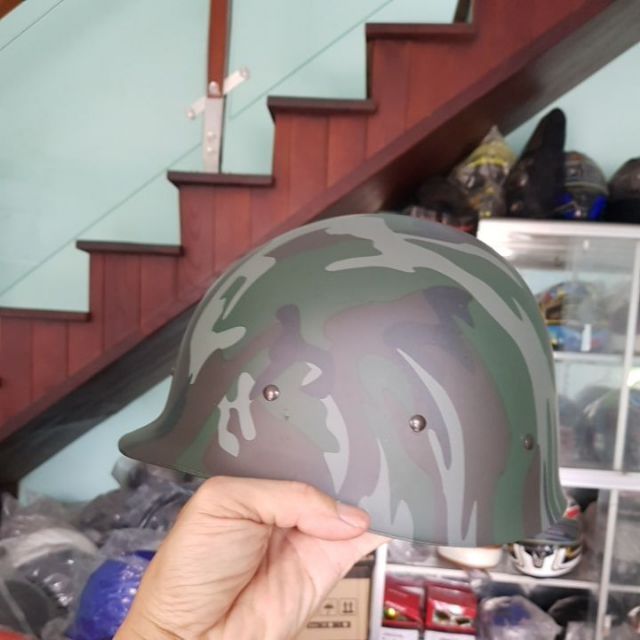 Nón bảo hiểm US màu camo cao cấp