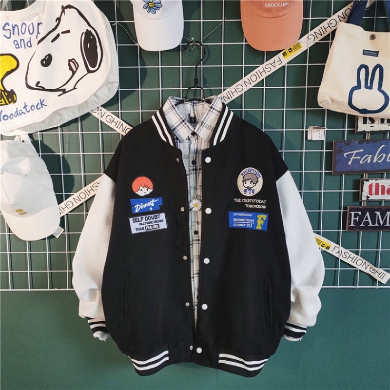 Áo khoác cadigan nam nữ thun nỉ hình ngoại hình logo stitchker cao cấp sumisu shop