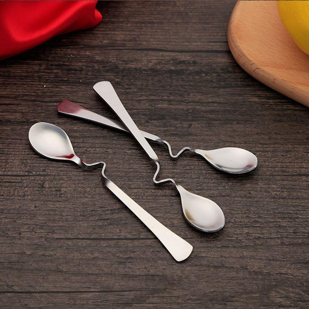 Muỗng Khuấy Kem Sữa / Cà Phê Cán Dài Đa Năng Không Thể Tháo Rời