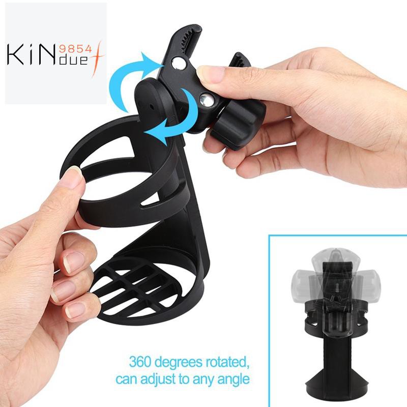 Stroller Cup Holder Bottle Holder For Large Size Bottles 360 Degrees Rotation Drink Holder For Stroller Bicycle