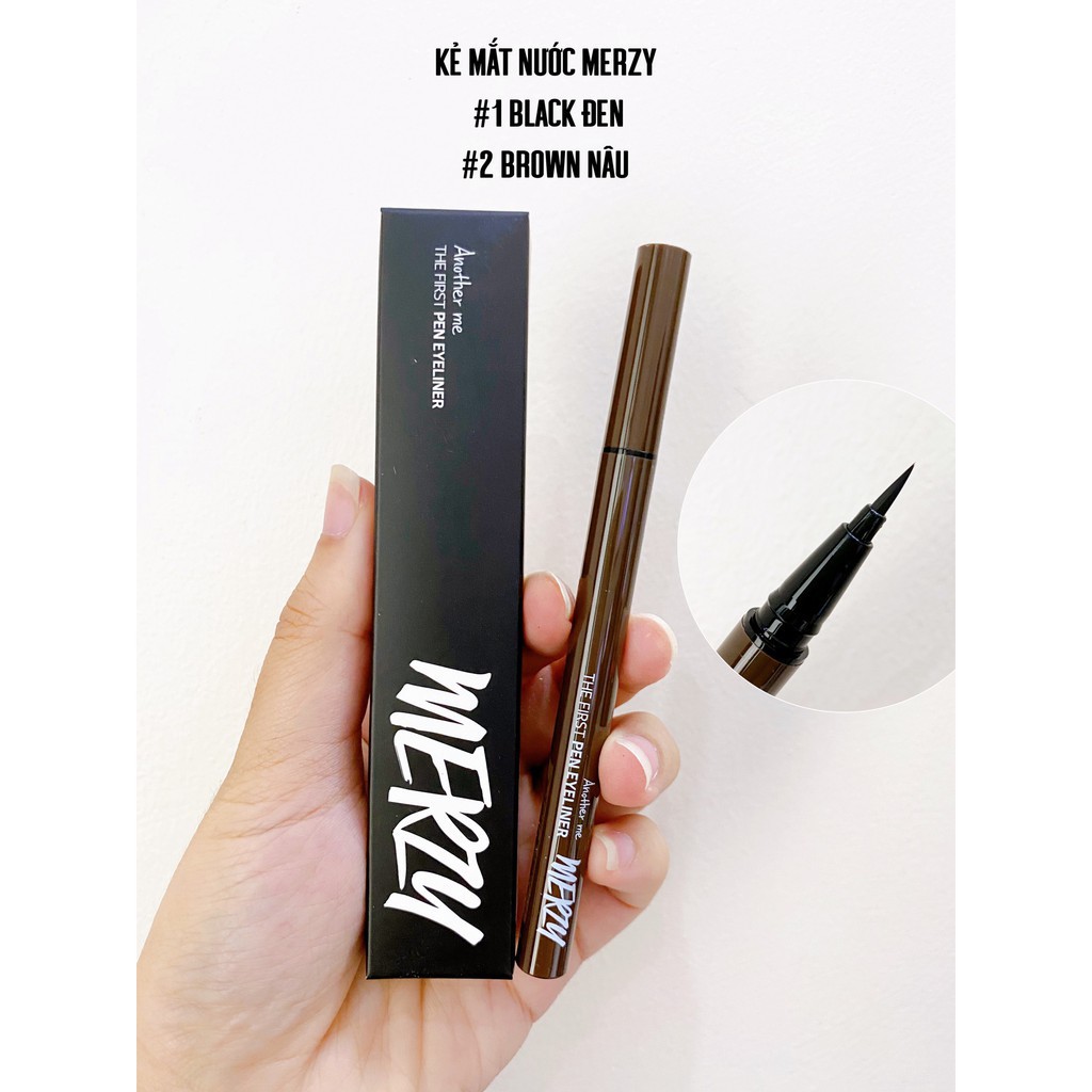 Bút Kẻ Mắt Nước Chống Trôi Merzy Another Me The First Pen Eyeliner chính hãng