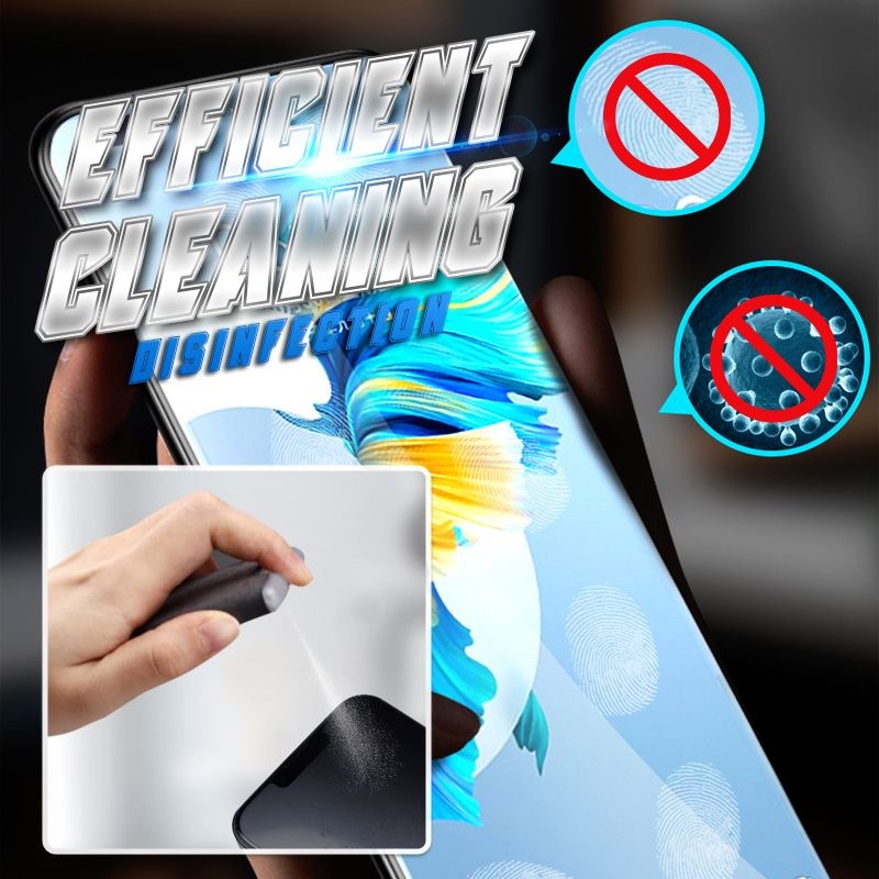 Bộ Dụng Cụ Xịt Vệ Sinh Màn Hình Máy Tính 2 Trong 1 Tiện Dụng