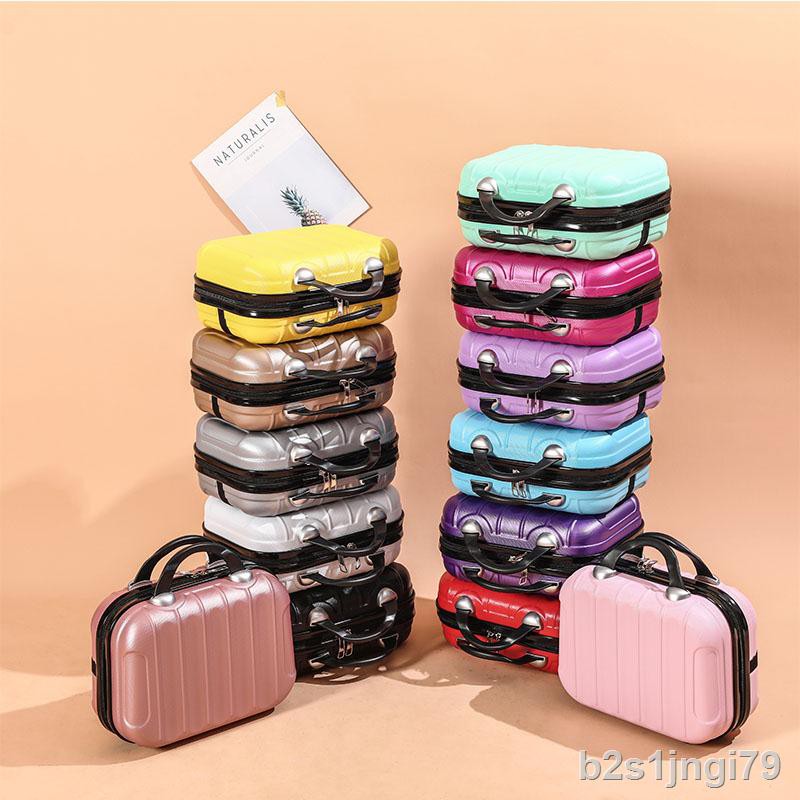 vali kéo cao cấp✺☄✢vali mini túi đựng mỹ phẩm nhỏ 14 inch đồ thời trang cá nhân cho phụ nữ du lịch đường ngắn gọn nh