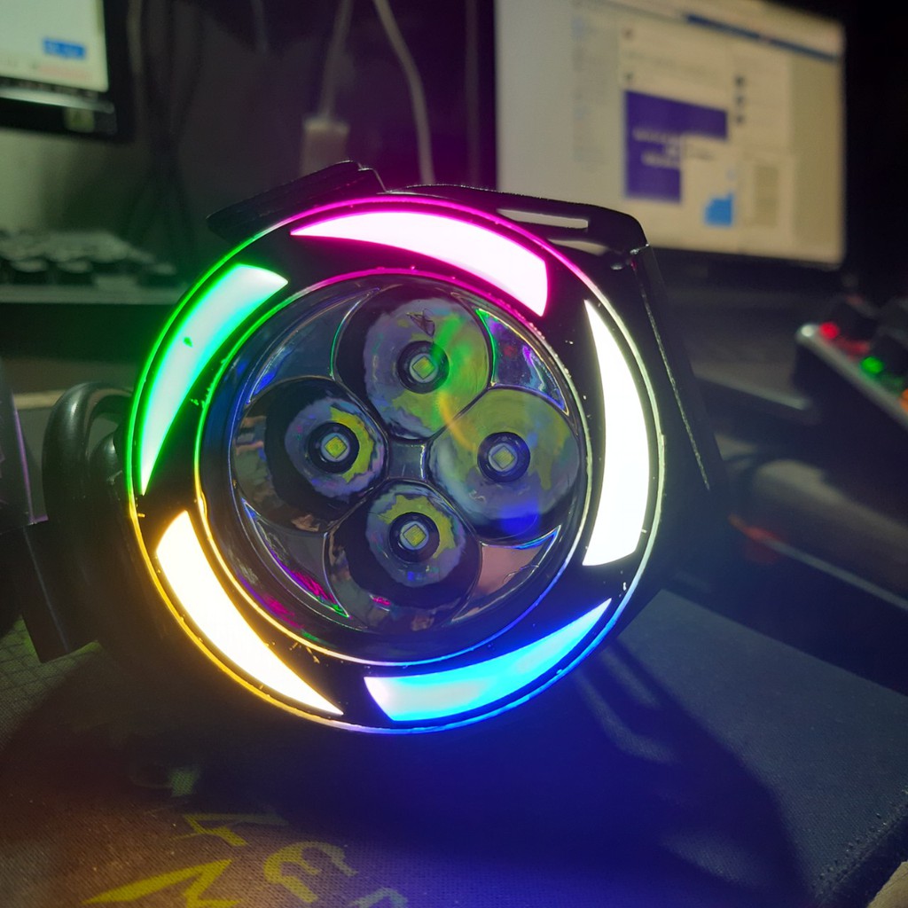 (TẶNG CÔNG TĂC HOẶC DÂY LED)LED trợ sáng L4