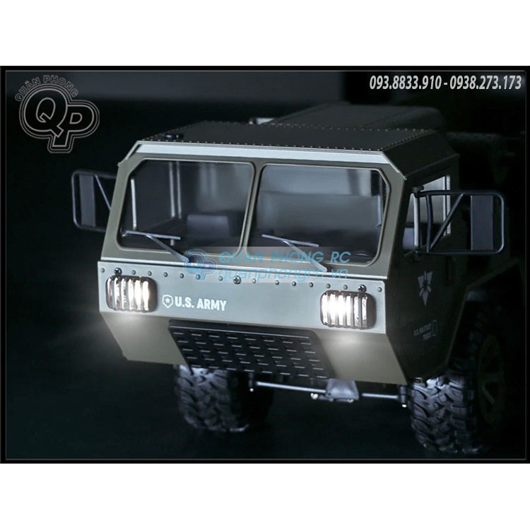 Xe điều khiển Military Truck 1/12 RC FY004 U.S. Army Military Truck RTR