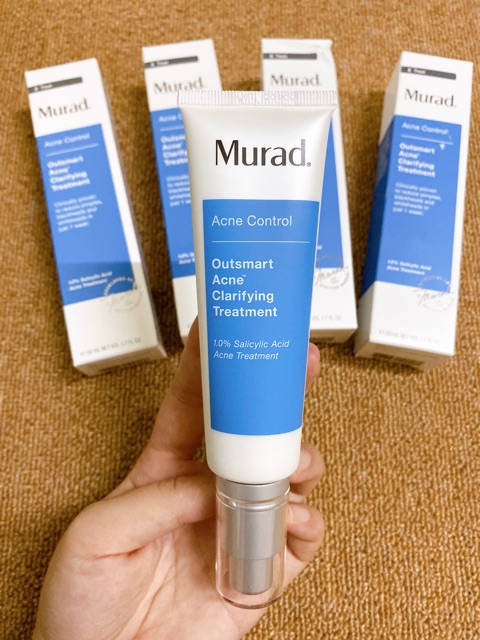 [DATE 11/2021 - 30ML] Serum phục hồi và loại bỏ mụn Outsmart Acne Clarifying Treatment Murad