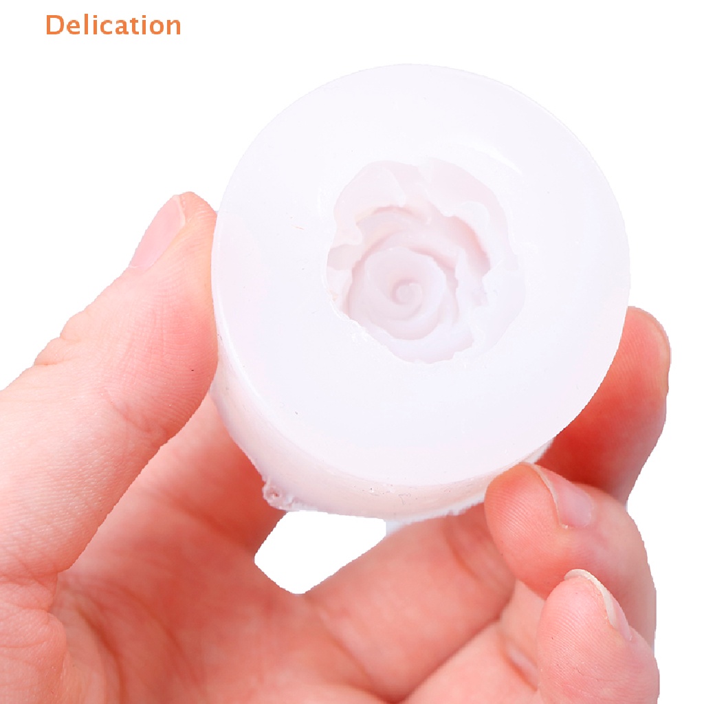 Khuôn Silicone Tạo Hình Hoa Nở 3D Trang Trí Bánh Kem / Xà Phòng 4 Kiểu Tùy Chọn