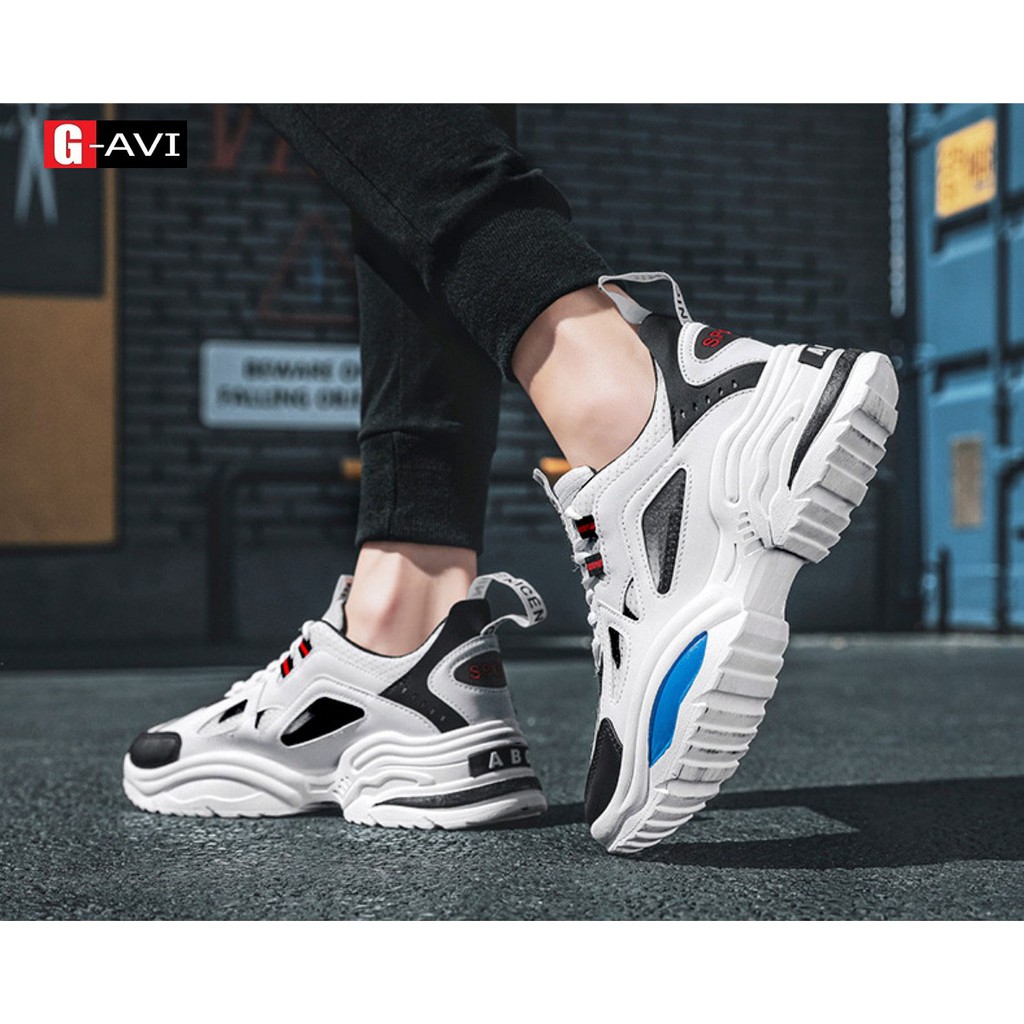 Giày thể thao nam hàng full box mẫu mới đế tăng chiều cao kiểu dáng, phong cách cá tính Avi425