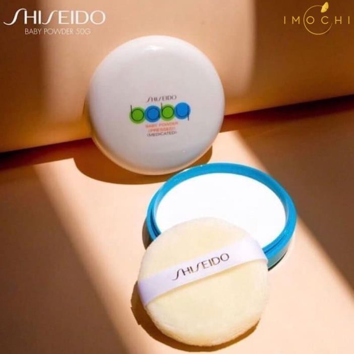 [Hàng Nhật Chuẩn] Phấn Phủ Shiseido Baby Powder Pressed Nhật Bản 50g | Phấn Rôm Shiseido