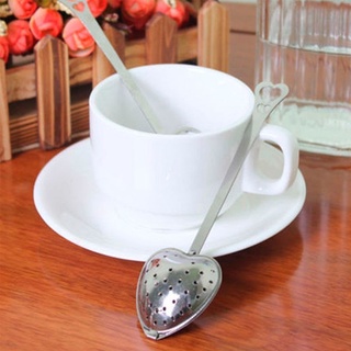 Heart Shape Stainless Steel Tea Infuser Spoon Strainer Steeper Handle Tea Strainer Tool【vollter1】