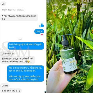 Dung Dịch Vệ Sinh Phụ Nữ Sami Chiết Xuất Lá Xoài Ấn Độ 150ML, dung dịch vệ sinh làm hồng mịn se khít vùng kín