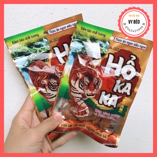 Combo 10 Gói Snack Thịt Hổ Kaka - Đồ Ăn Vặt Ngon Giá Rẻ