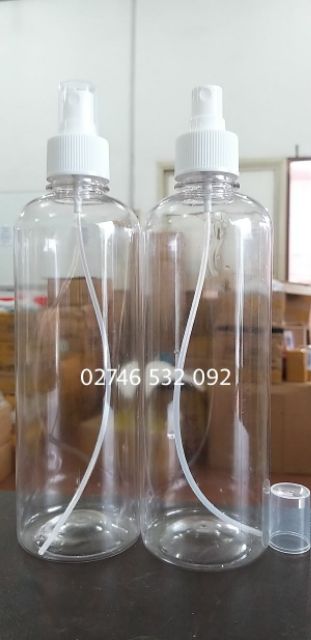 Chai Nhựa Trong Xịt Phun Sương 250ml và 500ml