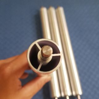 Rulo nhôm phi 30mm,dài 325mm,trục 8mm