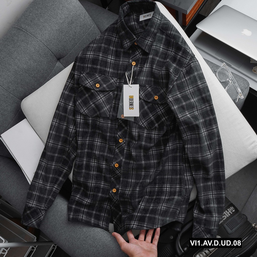 Aó sơ mi NAM kẻ caro Underness chính hãng | BigBuy360 - bigbuy360.vn