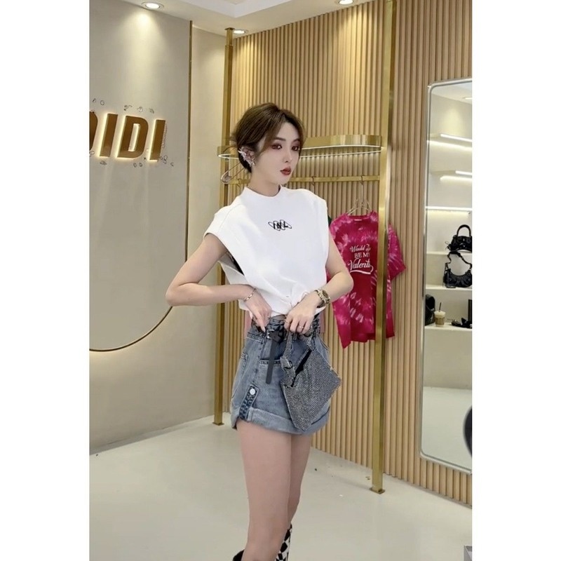 Áo không tay nữ Dáng Rộng Thời Trang Mùa Hè Cá Tính