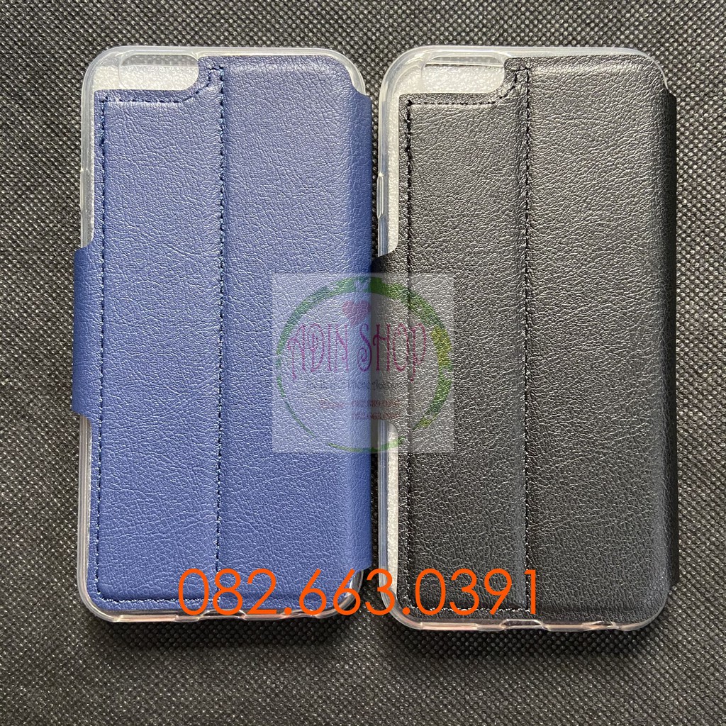 Bao da IPhone 6 / 6S / 6 plus / 6s plus có đồng hồ xem giờ, chất liệu da sang trọng | BigBuy360 - bigbuy360.vn