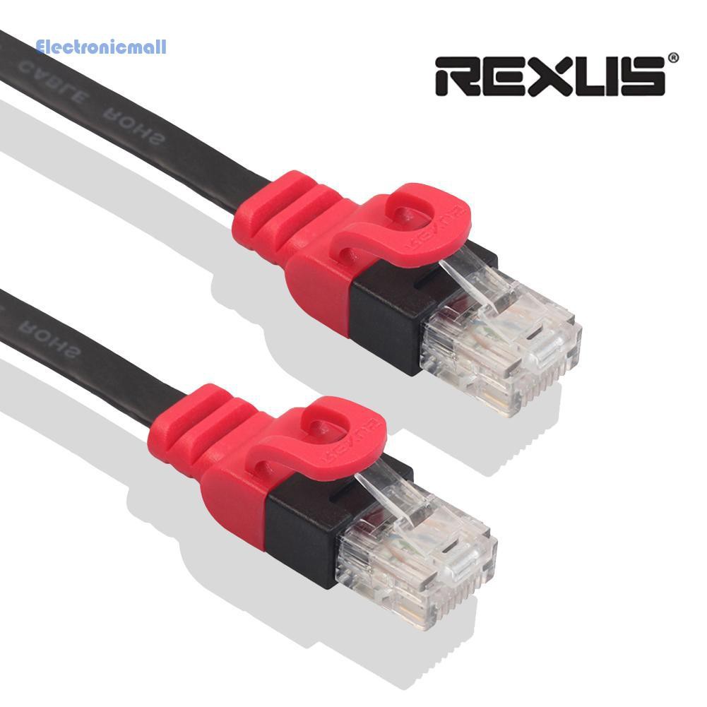 ElectronicMall01 Mini Ethernet Cable Flat Design CAT6 Network Wire RJ45 Lan Cable for Router PC