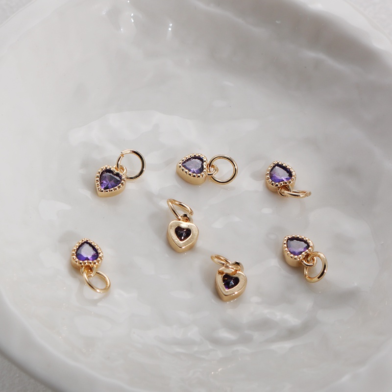 Túi Đồng 14k Đính Đá Zircon 5mm Dùng Làm Đồ Trang Sức diy