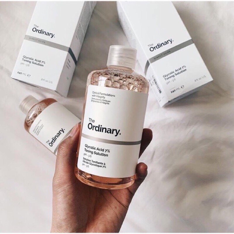 Nước Hoa Hồng Toner The Ordinary Glycolic Acid 7% Toning Solution 240ml Làm Sáng Da Giúp Da Mịn Màng