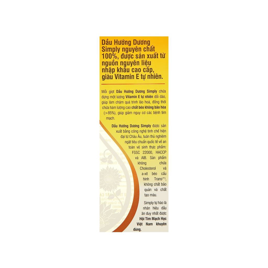 Dầu Simply Hướng Dương 1L