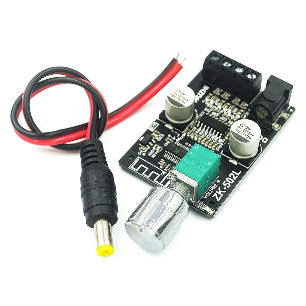Bảng Mạch Khuếch Đại Âm Thanh Kỹ Thuật Số Zk-502L Mini Bluetooth 5.0 Dc 5-24v 50wx2