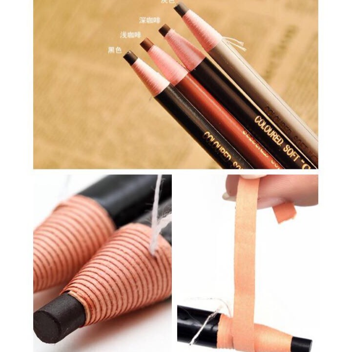 [nâu đen]Chì xé kẻ mày và viền mắt